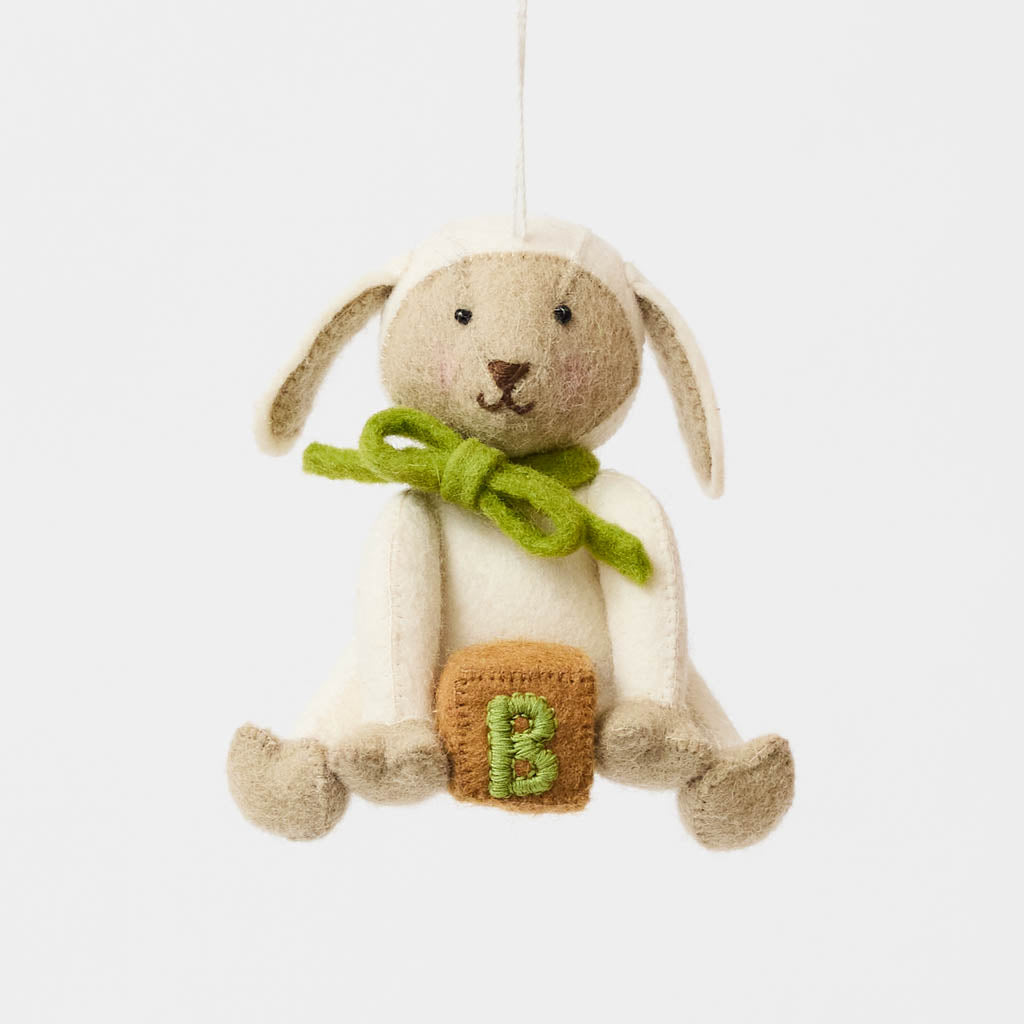 Lamb Stuffed Animal Ornament