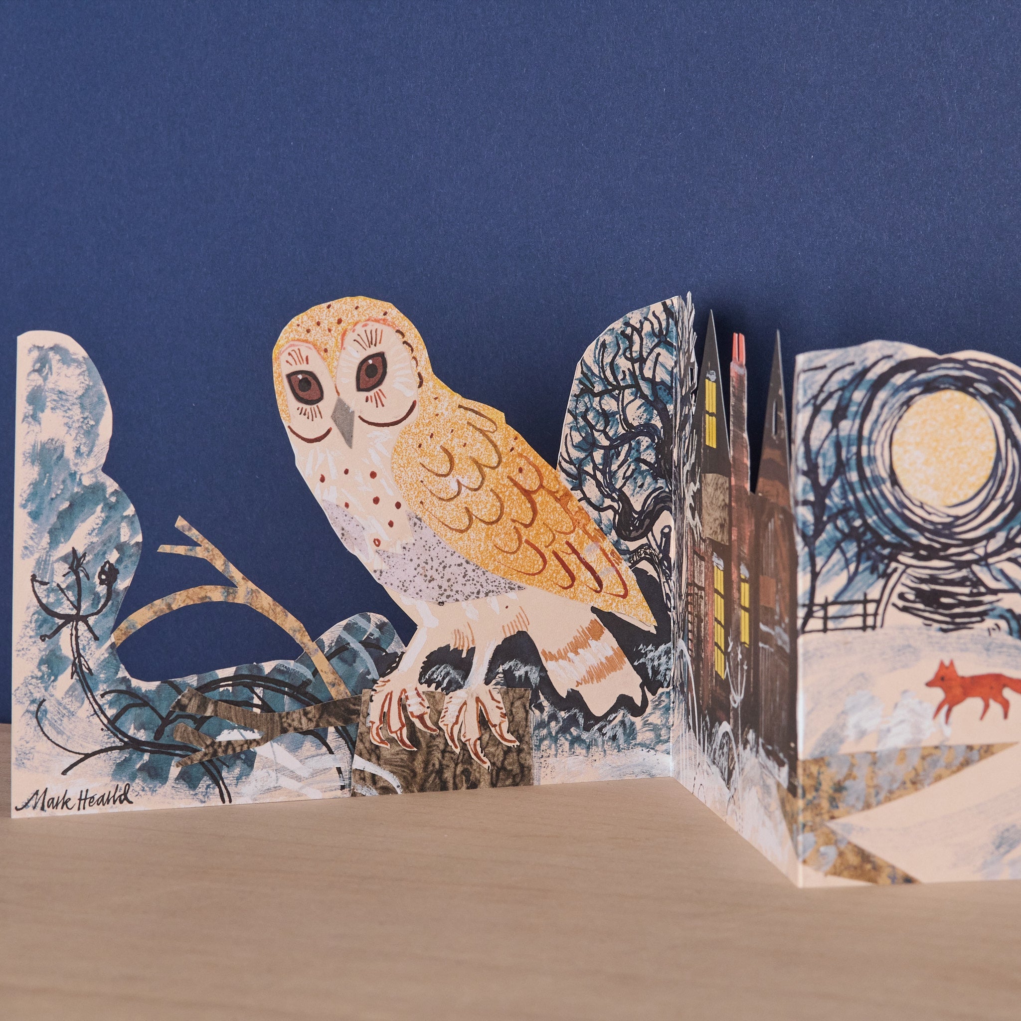 Silent Flight Tri-Fold Card