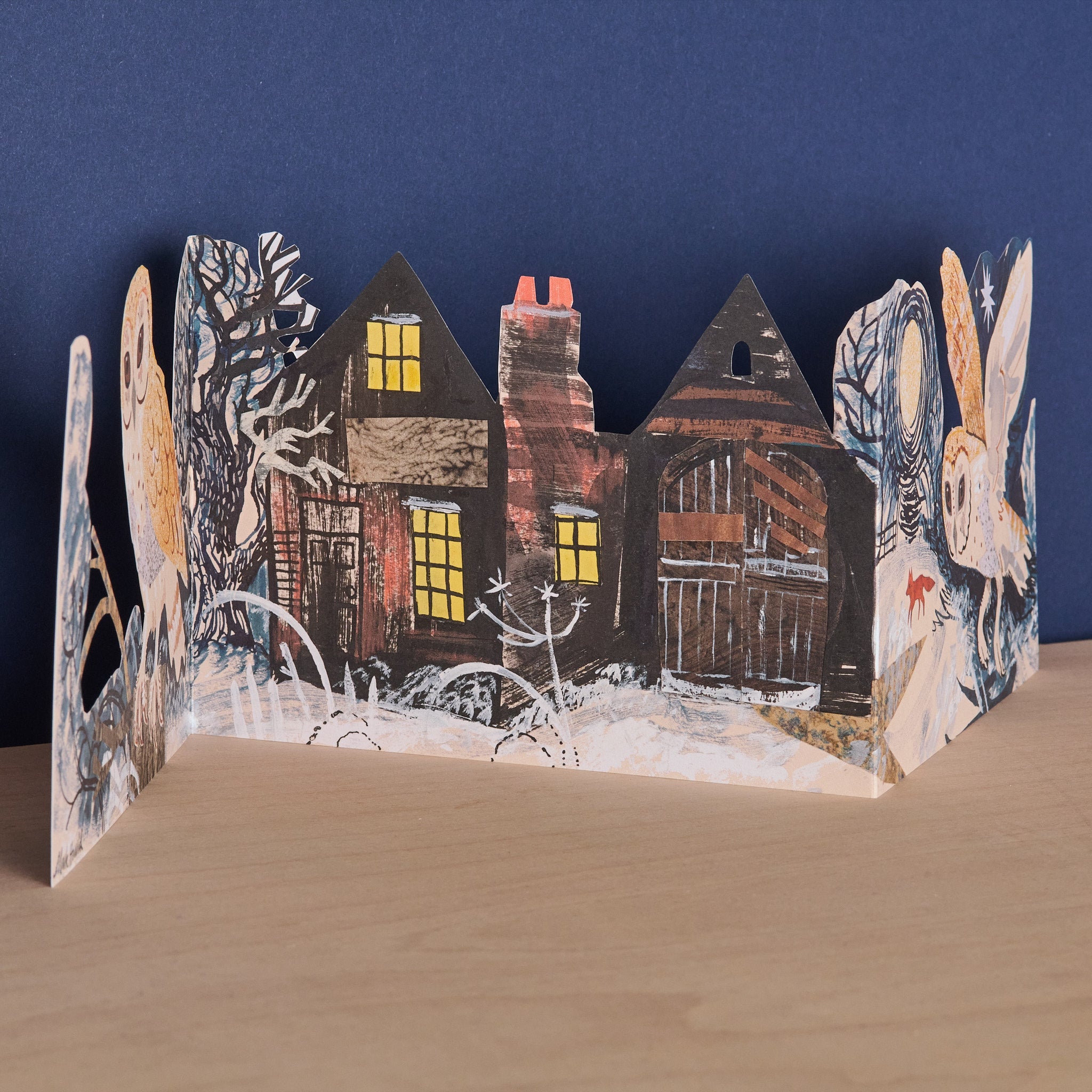 Silent Flight Tri-Fold Card