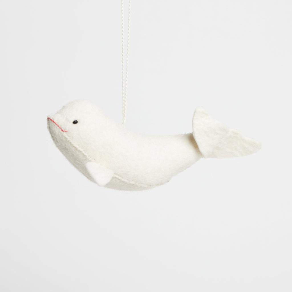 North Pole Beluga Ornament