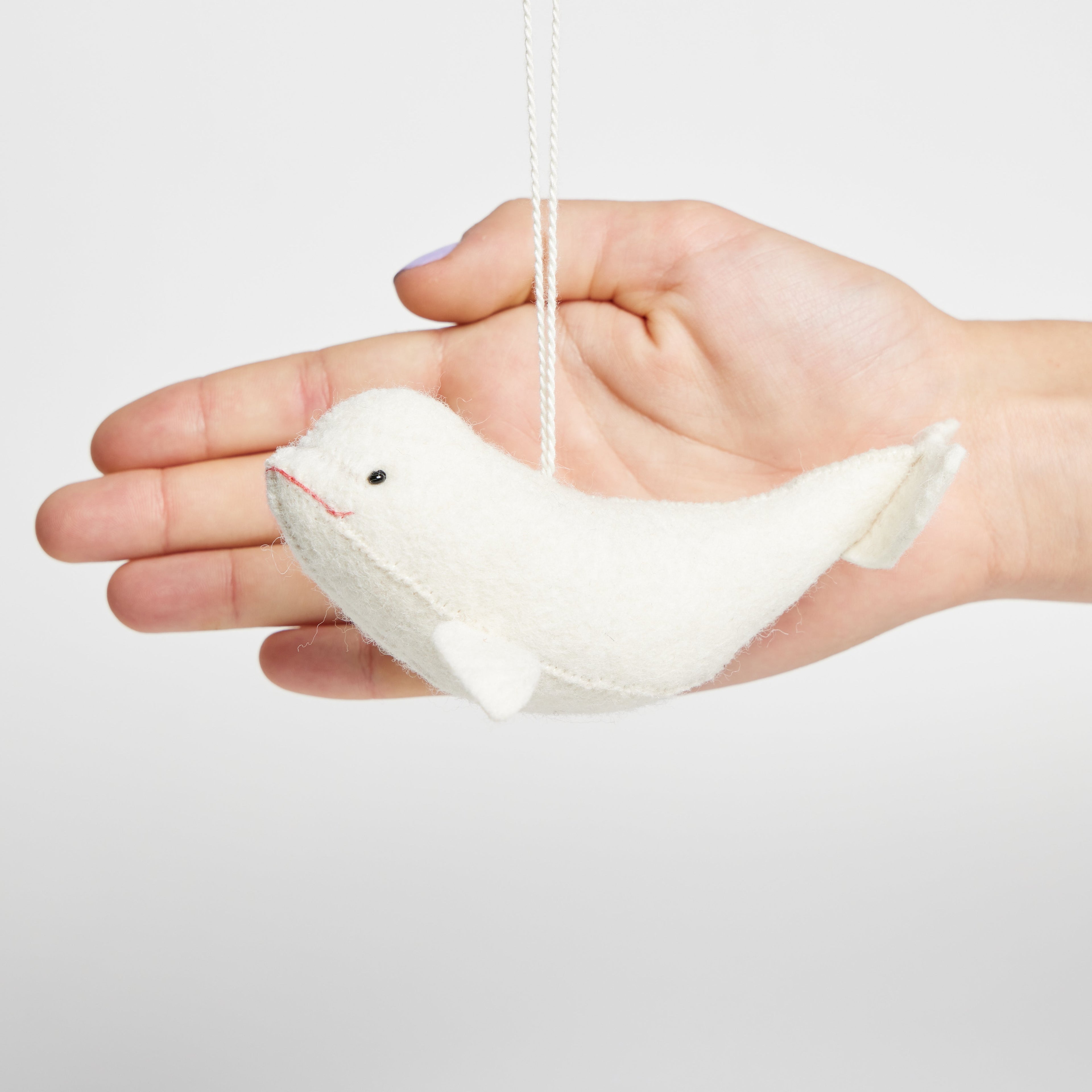 North Pole Beluga Ornament