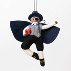 Nutcracker Drosselmeyer Ornament Brown