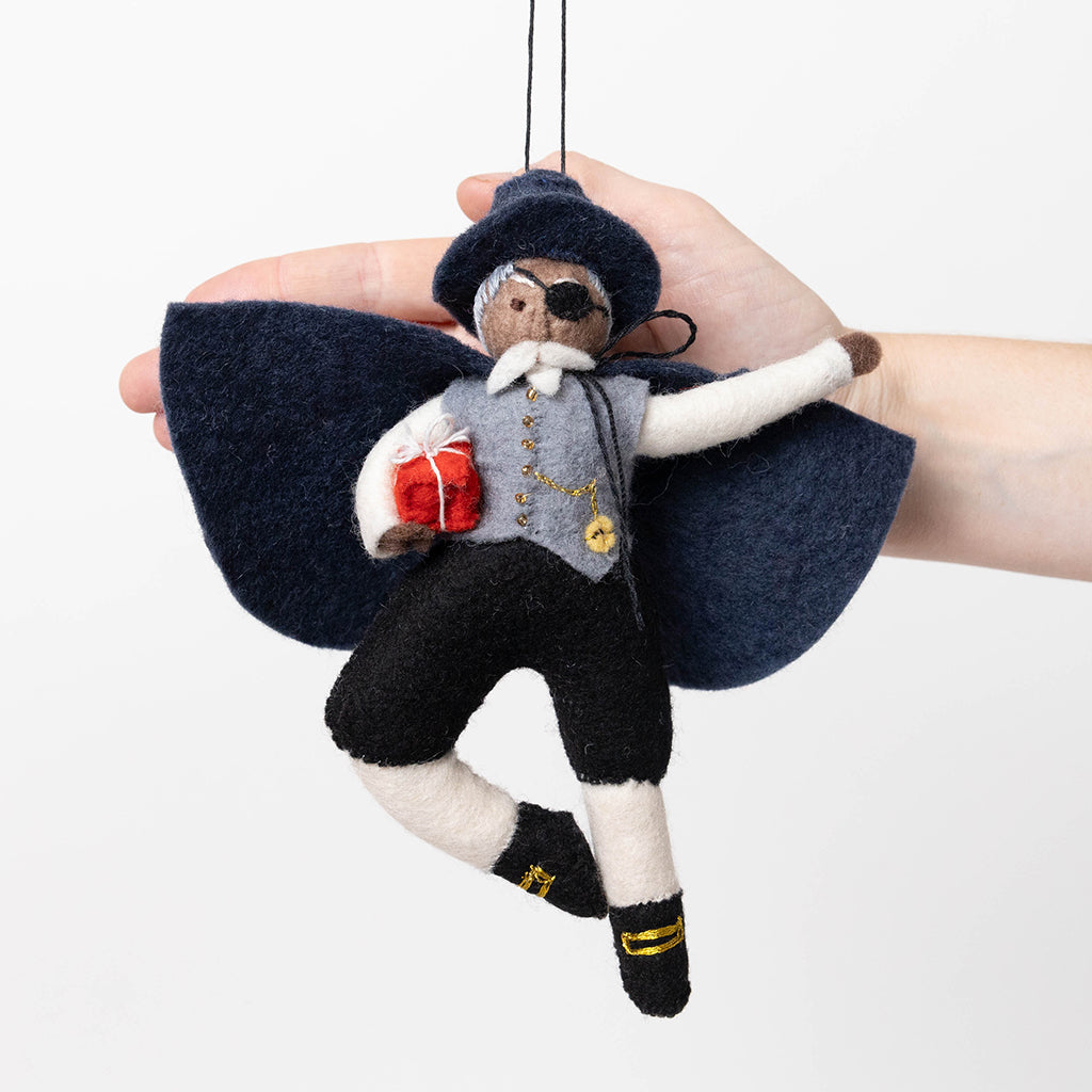 Nutcracker Drosselmeyer Ornament Brown
