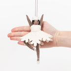Nutcracker Snowflake Ballerina Brown