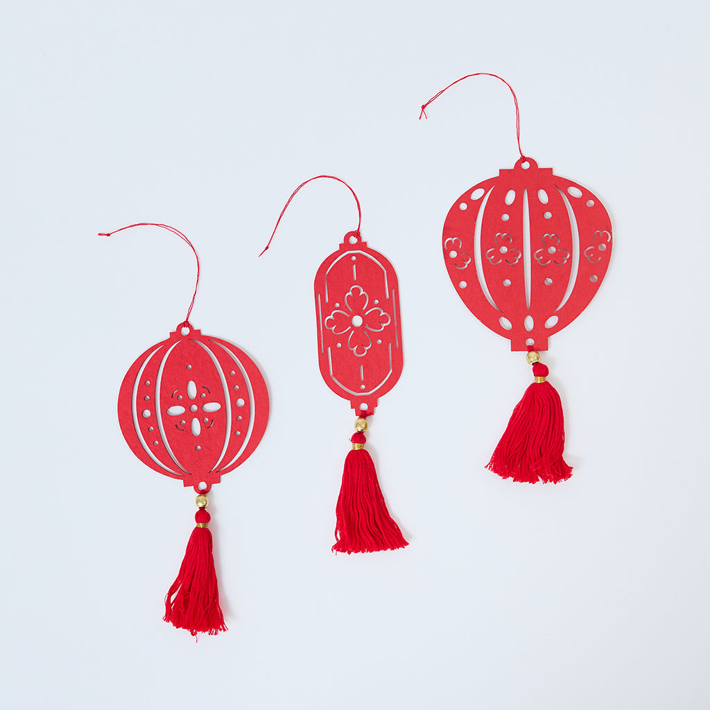 Lantern Paper Ornaments