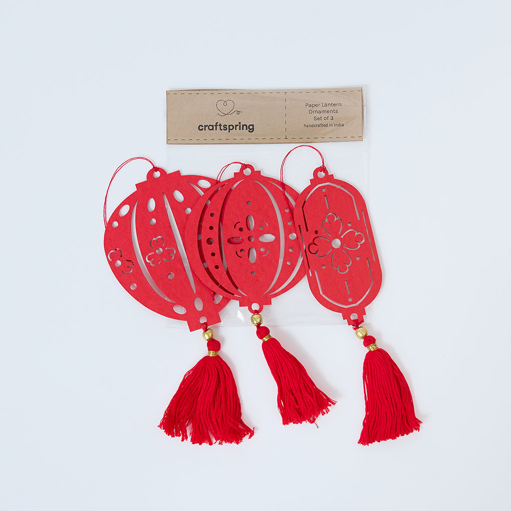 Lantern Paper Ornaments