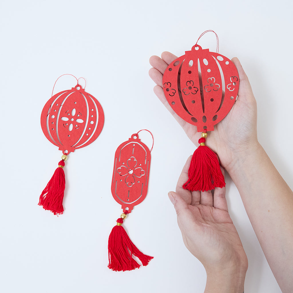 Lantern Paper Ornaments