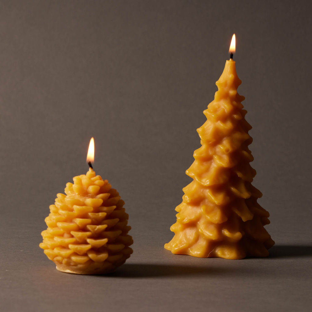 Natural Evergreen Tree Candle