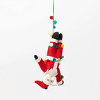 Santa in Christmas Lights