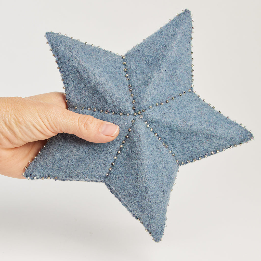Blue Star Tree Topper