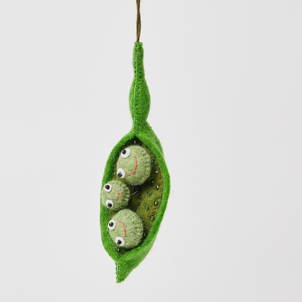Peas in Pod Ornament