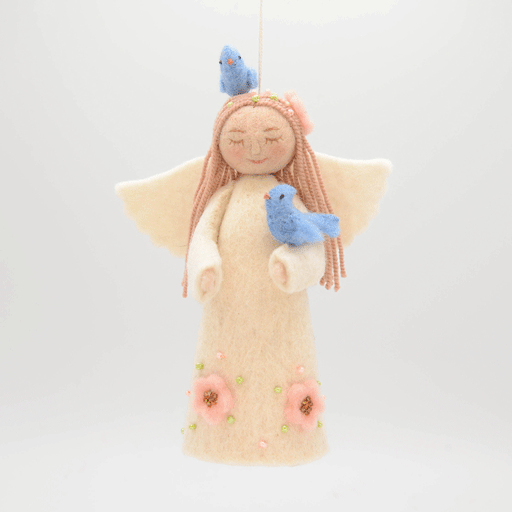 Spring Angel with Birds