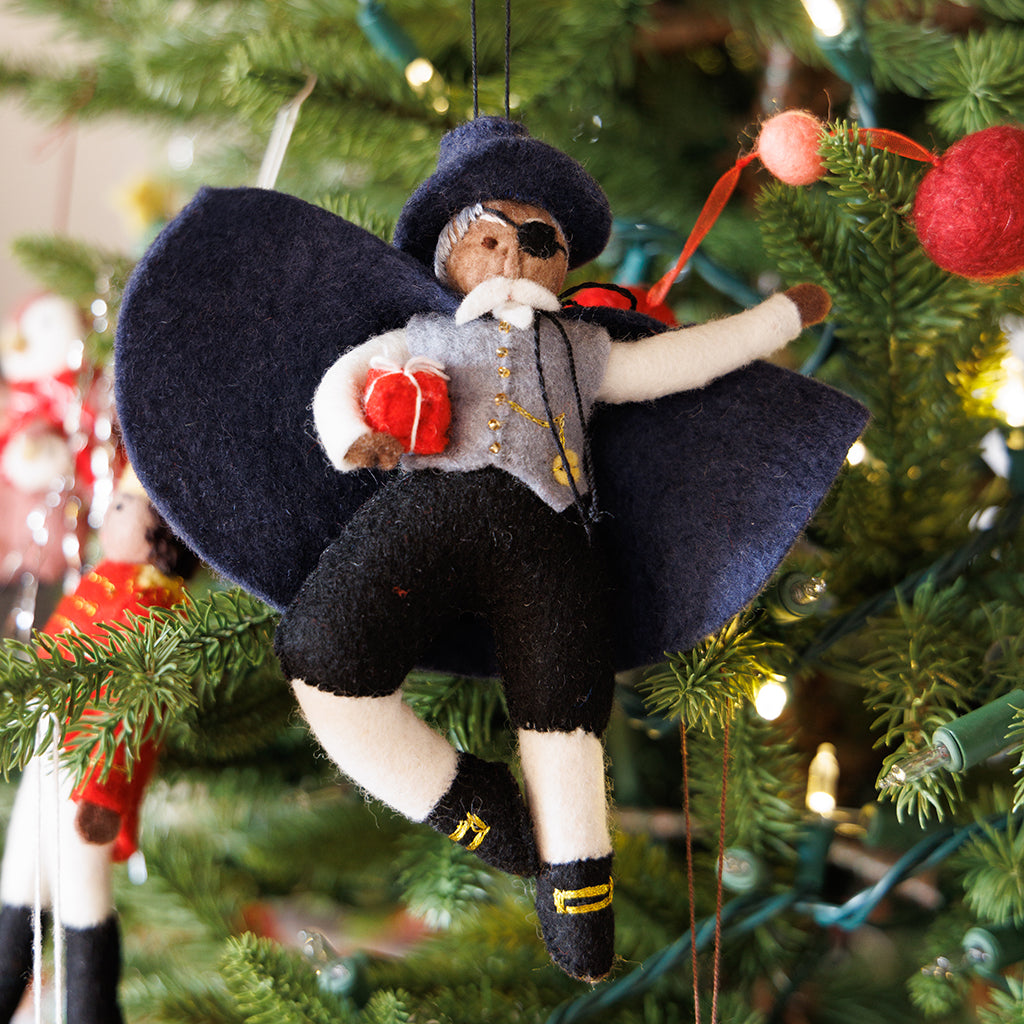 Nutcracker Drosselmeyer Ornament Brown