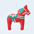 Swedish Dala Horse Ornament