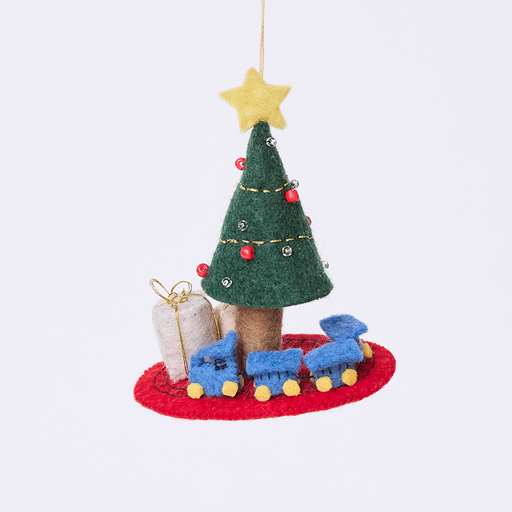 Train Around Christmas Tree