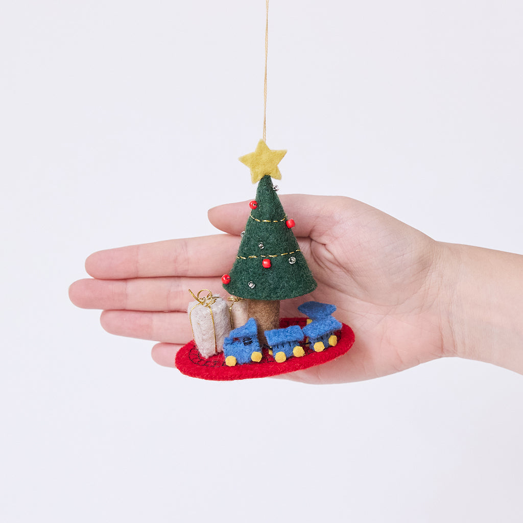 Train Around Christmas Tree